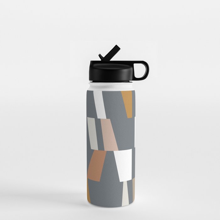 Neutral Geometric 02 Water Bottle Gallery Image 1