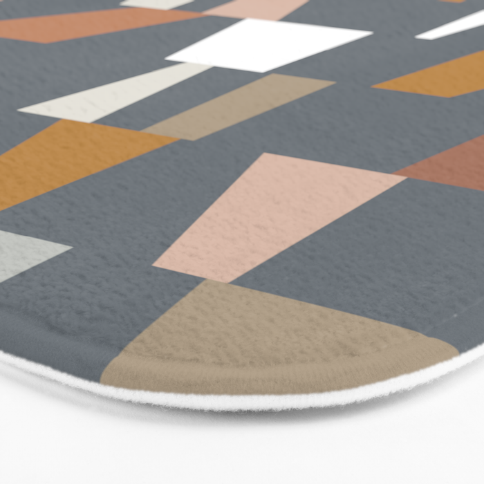 Neutral Geometric 02 Bath Mat Gallery Image 3