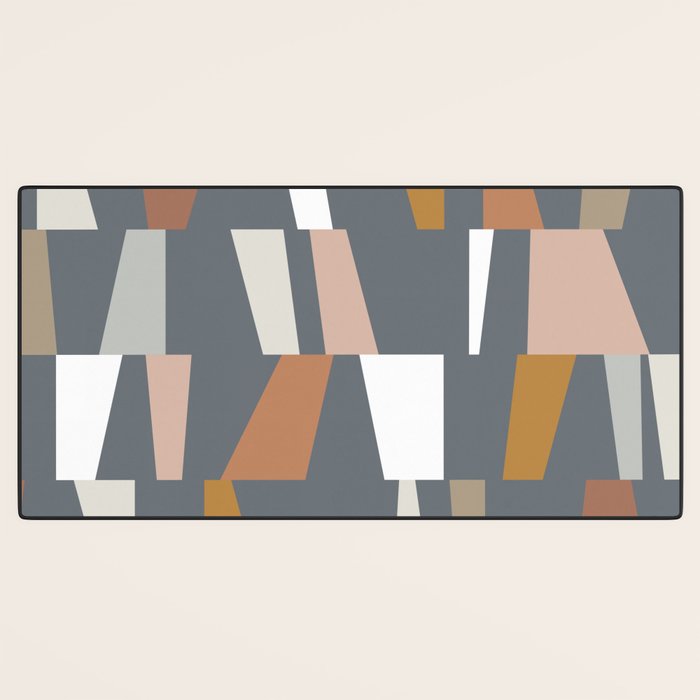Neutral Geometric 02 Desk Mat Gallery Image 3