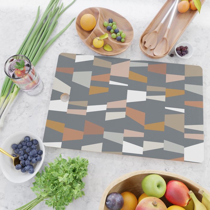 Neutral Geometric 02 Cutting Board Gallery Image 2