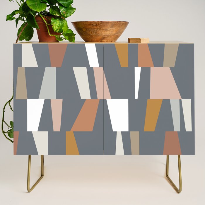 Neutral Geometric 02 Credenza Gallery Image 1