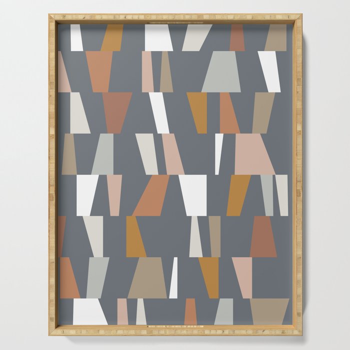Neutral Geometric 02 Serving Tray Gallery Image 1