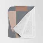Neutral Geometric 02 Throw Blanket Gallery Image 3