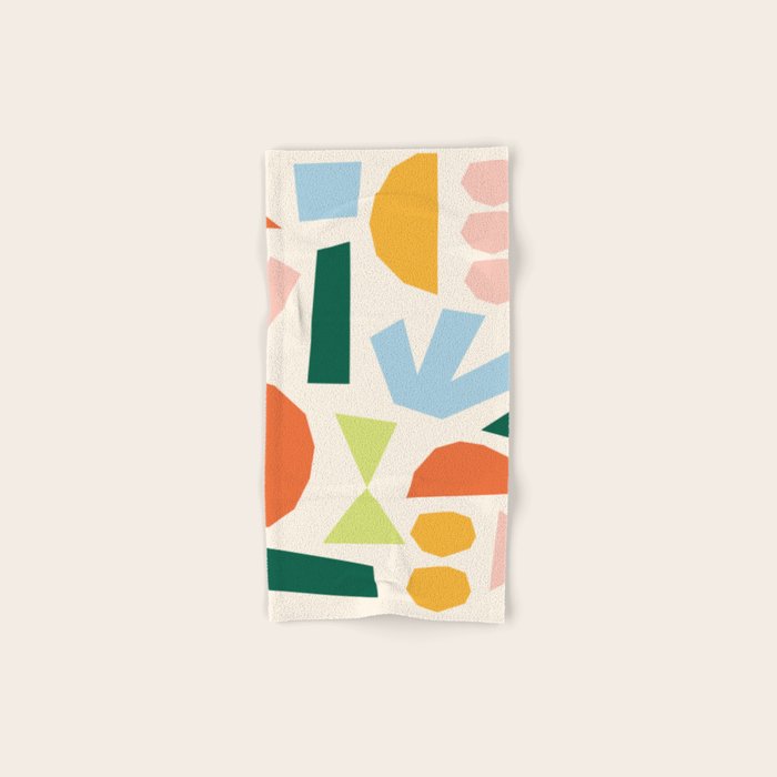 Geometrical abstract  Bath Towel Gallery Image 1
