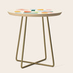 Geometrical abstract  Side Table Gallery Image 1