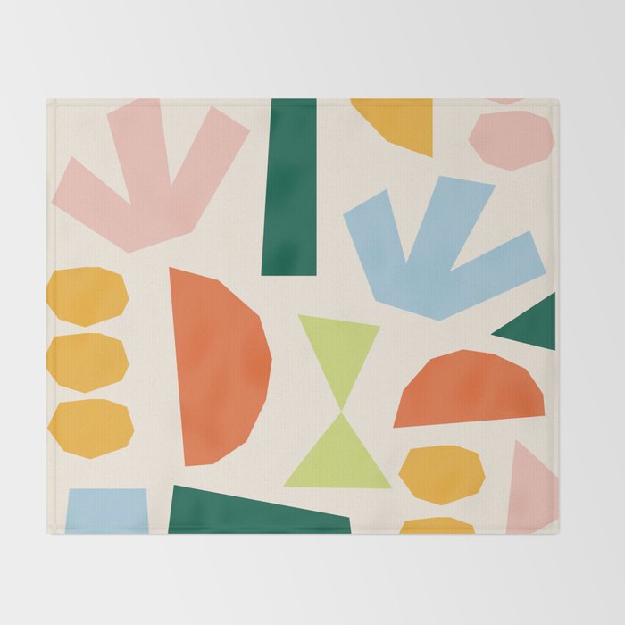 Geometrical abstract  Throw Blanket Gallery Image 2