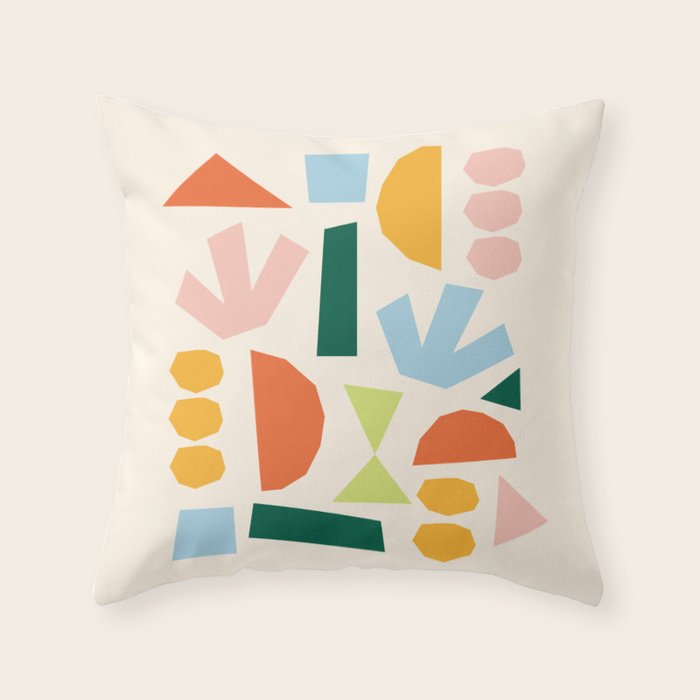Geometrical abstract  Throw Pillow Gallery Image 1