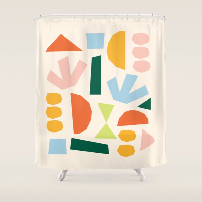 Geometrical abstract  Shower Curtain Gallery Image 1