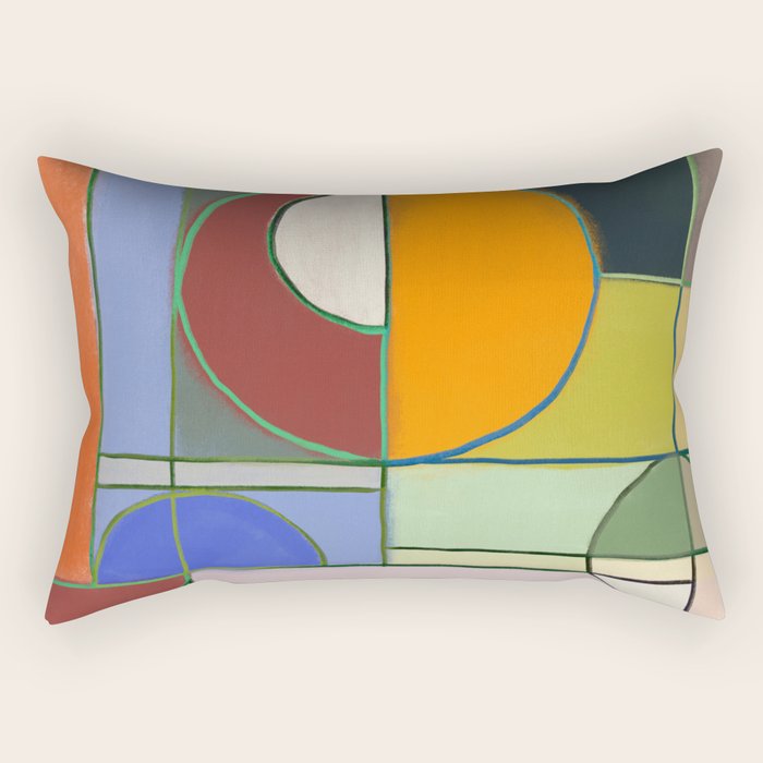 Rectangles and Balls Rectangular Pillow Gallery Image 2