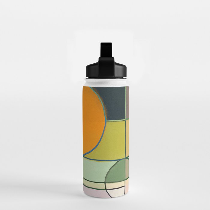 Rectangles and Balls Water Bottle Gallery Image 2