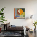 Rectangles and Balls Wood Wall Art Gallery Image 2