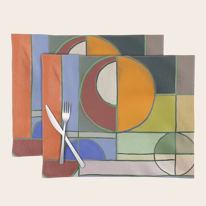 Rectangles and Balls Placemat Gallery Image 1