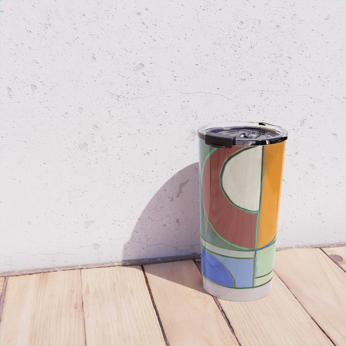 Rectangles and Balls Travel Mug Gallery Image 4
