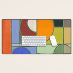 Rectangles and Balls Desk Mat Gallery Image 1