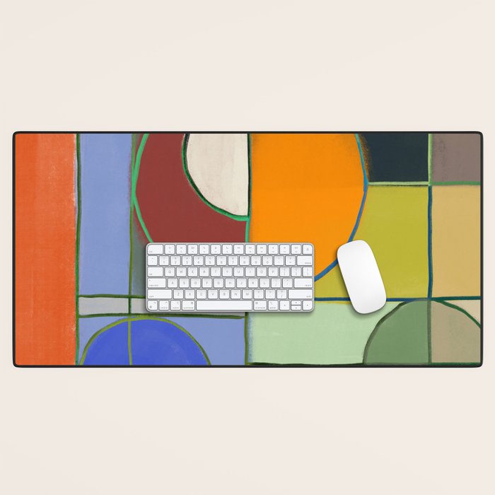 Rectangles and Balls Desk Mat Gallery Image 1