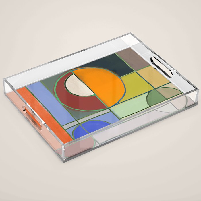 Rectangles and Balls Acrylic Tray Gallery Image 1