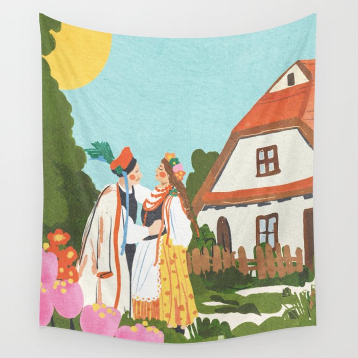 Polish folklore Wall Tapestry Gallery Image 4