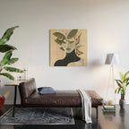 woman portrait /collage2 Wood Wall Art Gallery Image 2