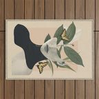 woman portrait /collage2 Outdoor Rug Gallery Image 1