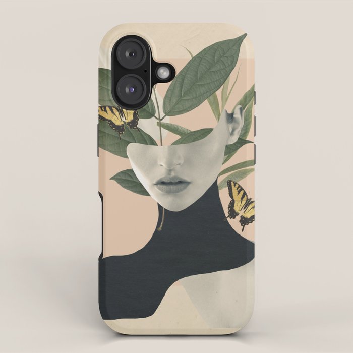 woman portrait /collage2 iPhone Case Gallery Image 1