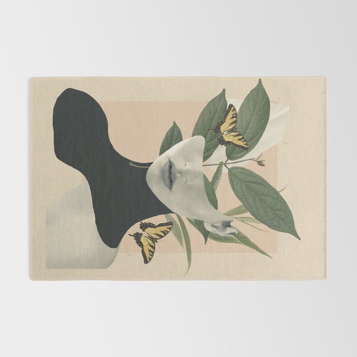 woman portrait /collage2 Rug Gallery Image 2