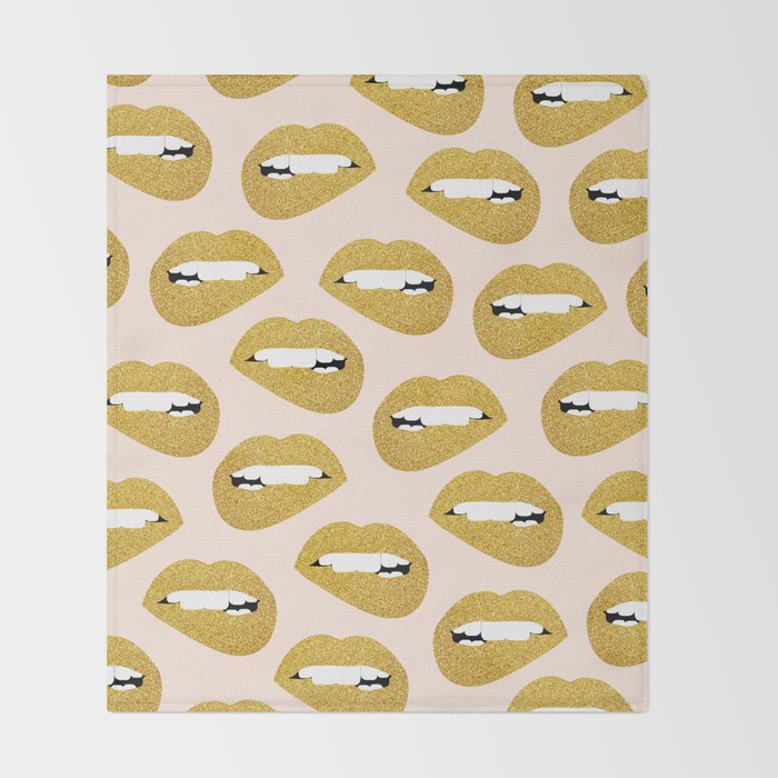 Don't Speak Evil #society6 #decor #buyart Throw Blanket Gallery Image 2