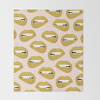 Don't Speak Evil #society6 #decor #buyart Throw Blanket Gallery Image 2