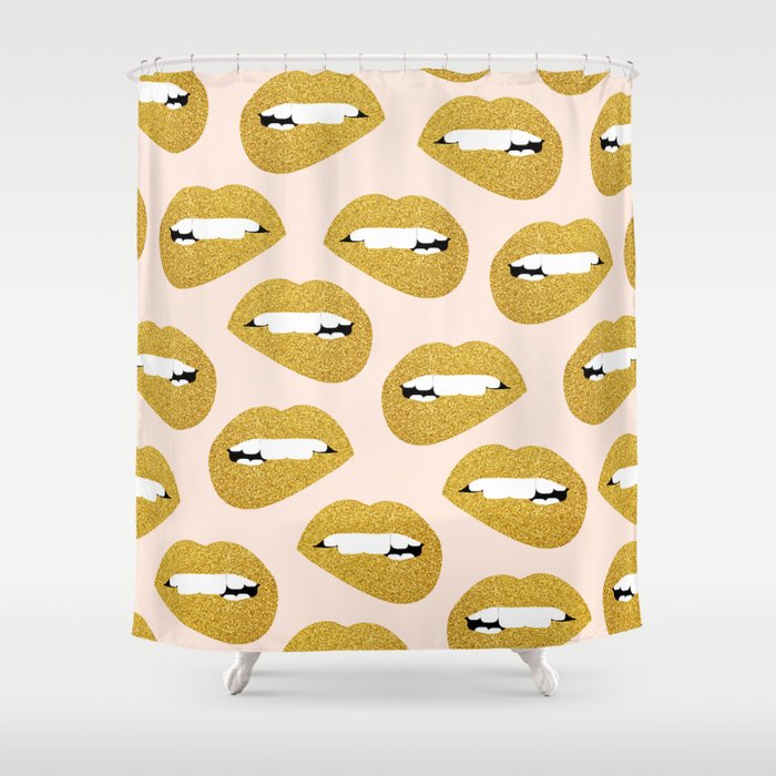 Don't Speak Evil #society6 #decor #buyart Shower Curtain Gallery Image 1