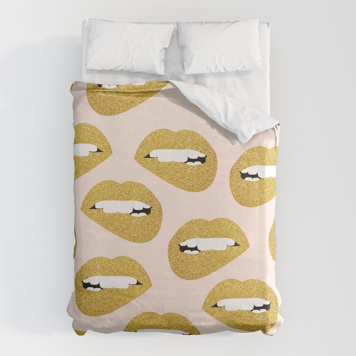 Don't Speak Evil #society6 #decor #buyart Duvet Cover Gallery Image 6