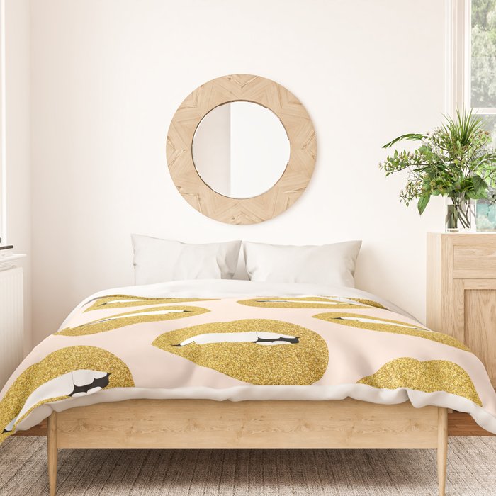 Don't Speak Evil #society6 #decor #buyart Duvet Cover Gallery Image 3