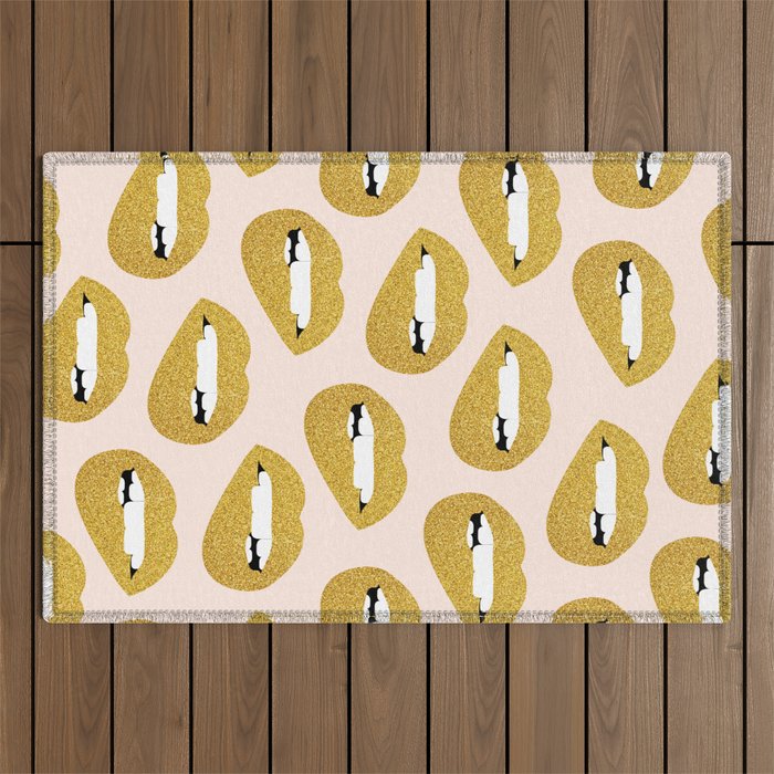Don't Speak Evil #society6 #decor #buyart Outdoor Rug Gallery Image 1