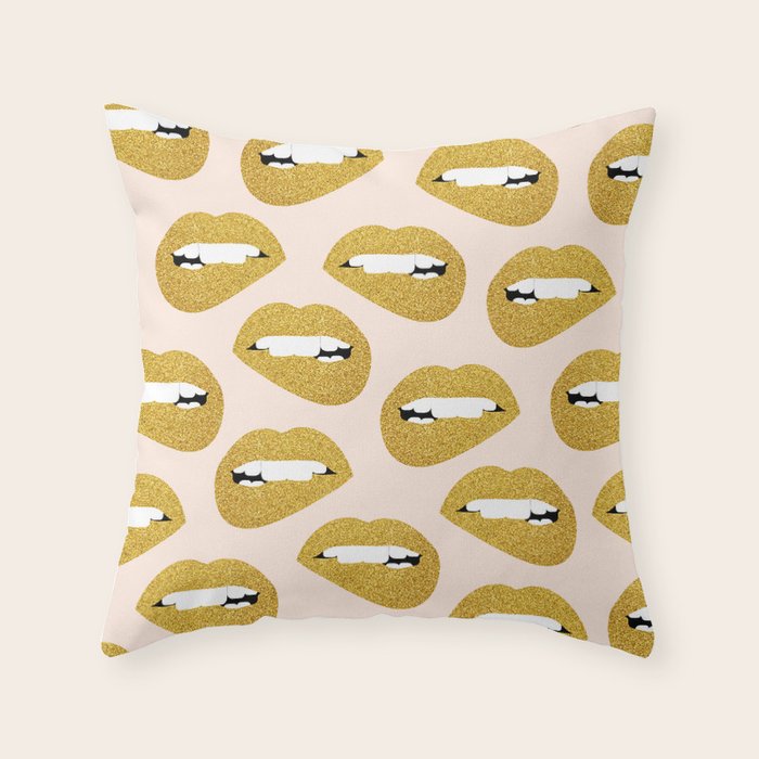 Don't Speak Evil #society6 #decor #buyart Throw Pillow Gallery Image 1