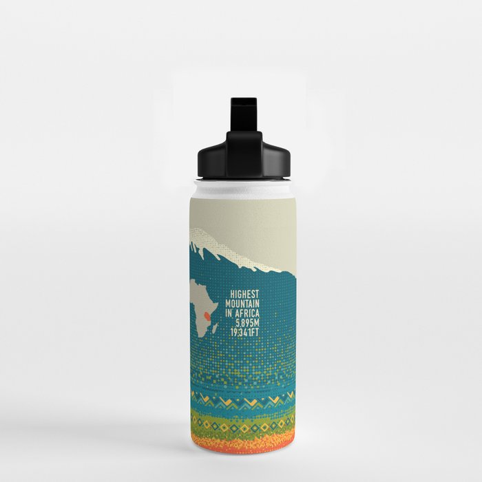 Mount Kilimanjaro Water Bottle Gallery Image 2