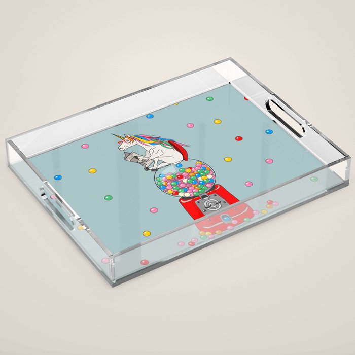 Unicorn Gumball Poop Acrylic Tray Gallery Image 1