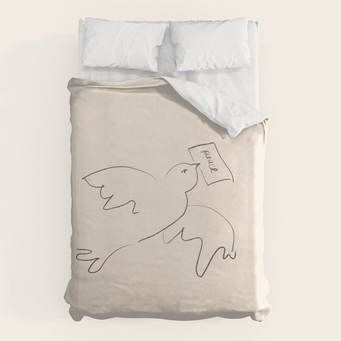 peace bird Duvet Cover Gallery Image 1