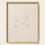 peace bird Serving Tray Gallery Image 1