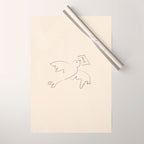 peace bird Wrapping Paper Gallery Image 1