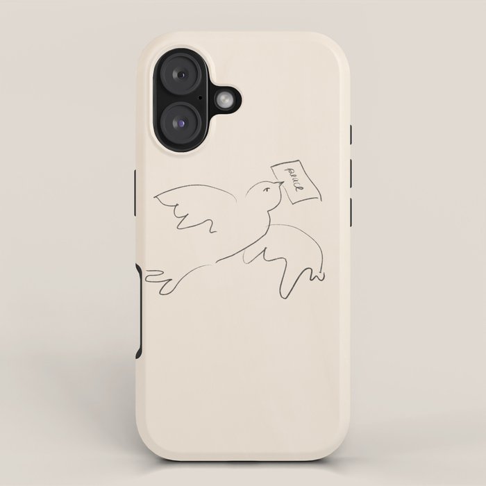peace bird iPhone Case Gallery Image 1