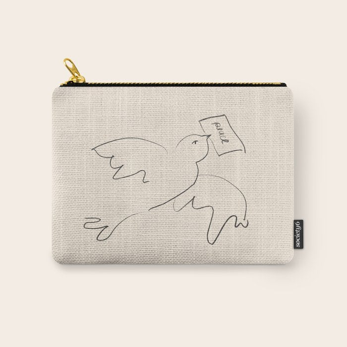 peace bird Carry All Pouch Gallery Image 1