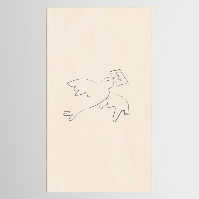 peace bird Tablecloth Gallery Image 2