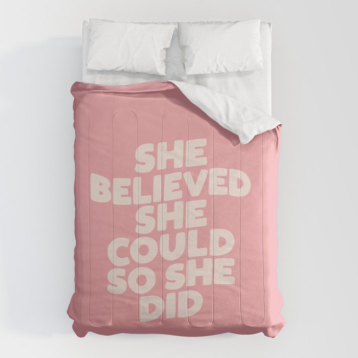 She Believed She Could So She Did Comforter Gallery Image 1