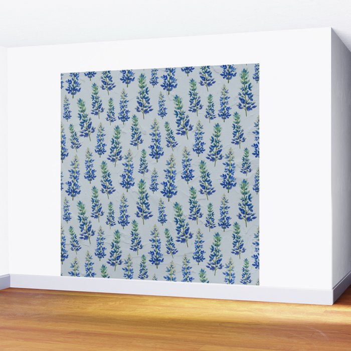 Blue Bonnets Wall Mural Gallery Image 2