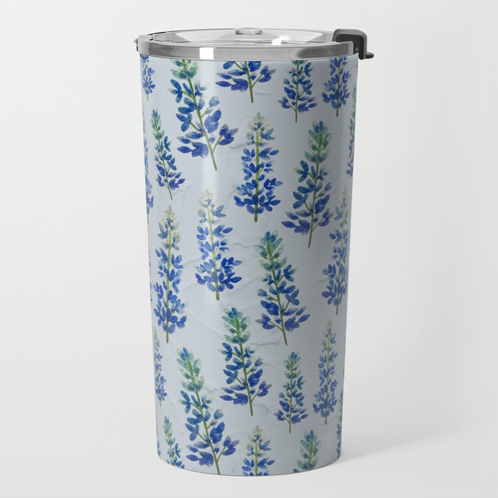 Blue Bonnets Travel Mug Gallery Image 2