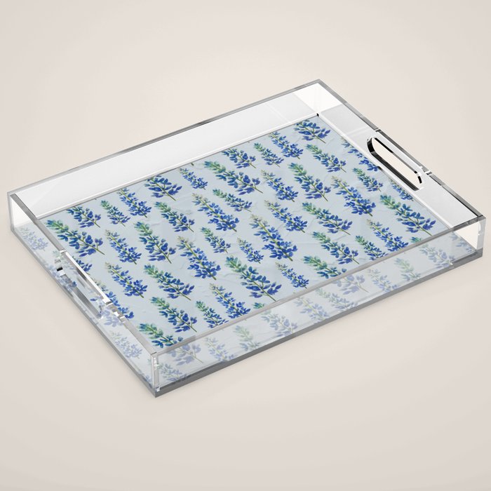 Blue Bonnets Acrylic Tray Gallery Image 1