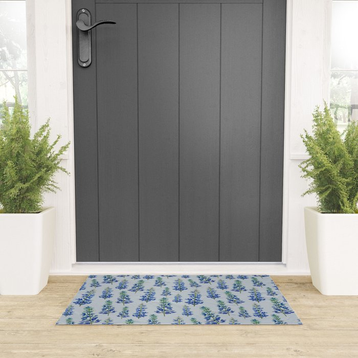 Blue Bonnets Welcome Mat Gallery Image 3