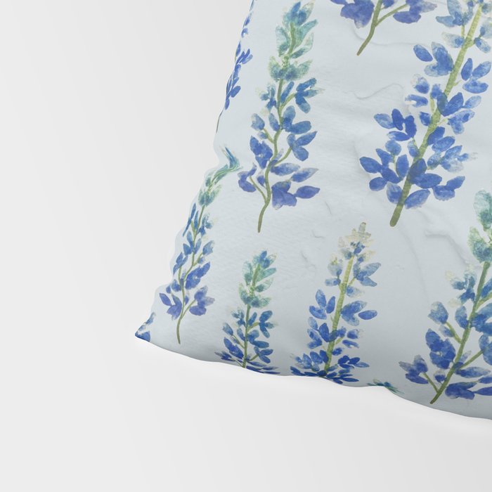 Blue Bonnets Pillow Sham Gallery Image 4
