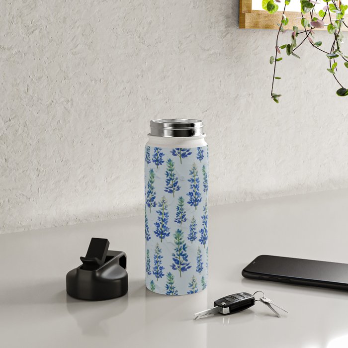 Blue Bonnets Water Bottle Gallery Image 4