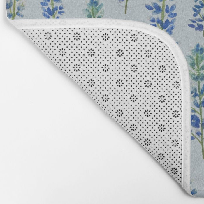 Blue Bonnets Bath Mat Gallery Image 2