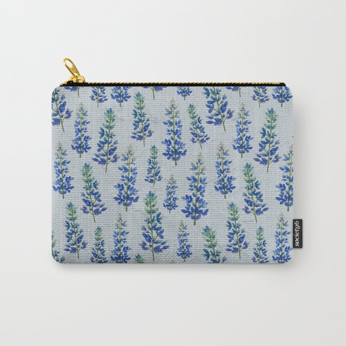 Blue Bonnets Carry All Pouch Gallery Image 1