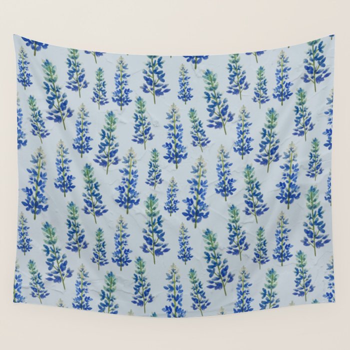 Blue Bonnets Wall Tapestry Gallery Image 4